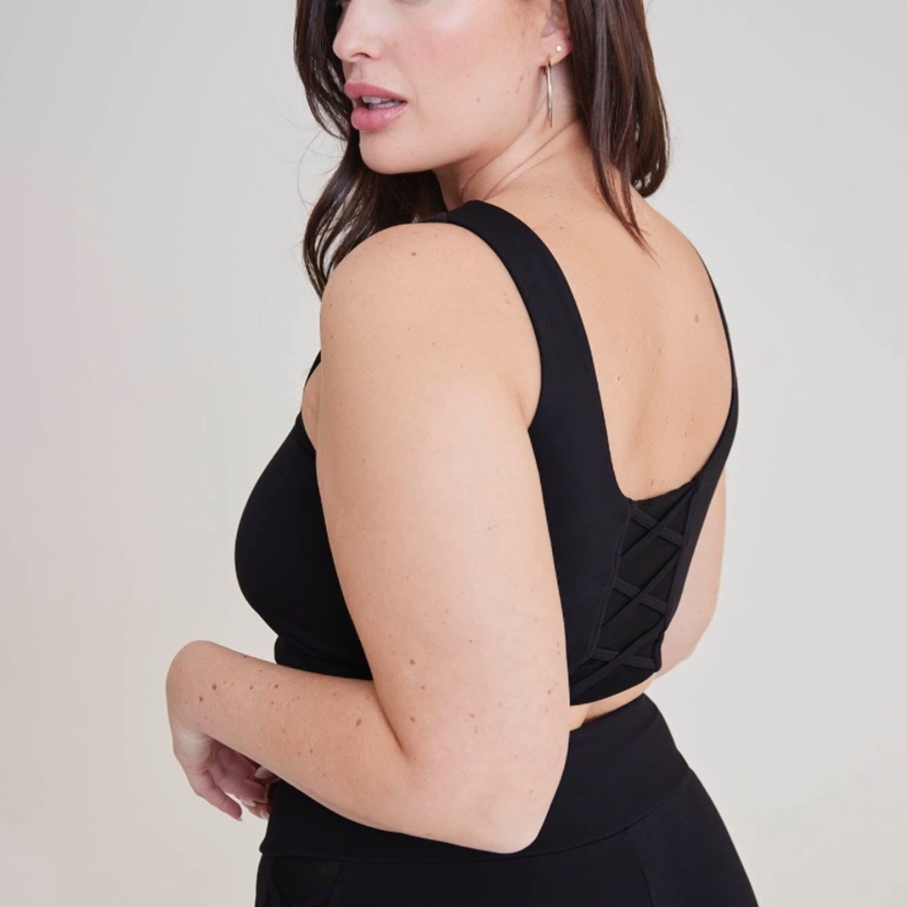 Sleeveless black bra top - Addition Elle